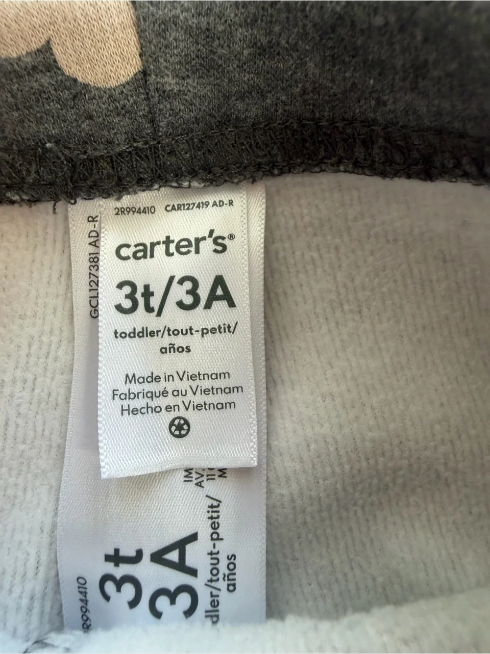 Carter's Gray Butterflies Two-Piece Matching Set